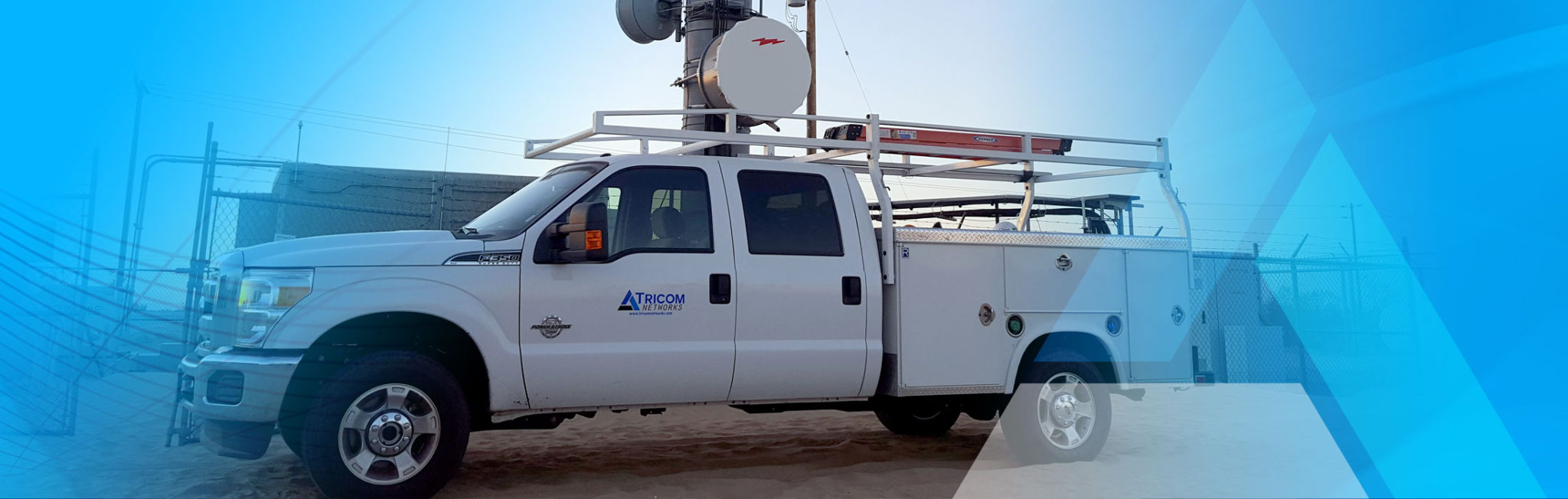 Tricom work truck